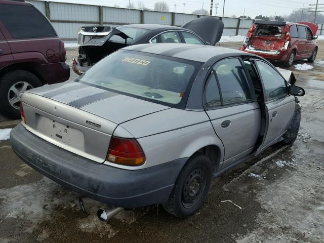 1G8ZH5286VZ195860 - 1997 SATURN SL1 GRAY photo 4