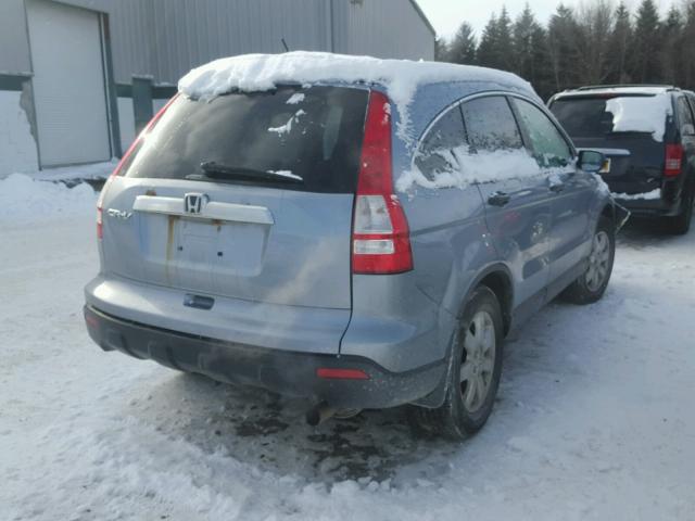 5J6RE48518L012260 - 2008 HONDA CR-V EX BLUE photo 4