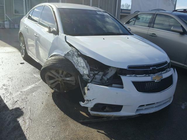 1G1PH5SC9C7306601 - 2012 CHEVROLET CRUZE LTZ WHITE photo 1