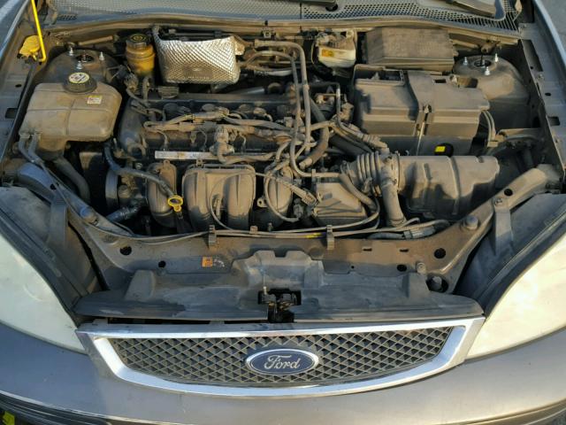 1FAFP34N26W101646 - 2006 FORD FOCUS ZX4 GRAY photo 7