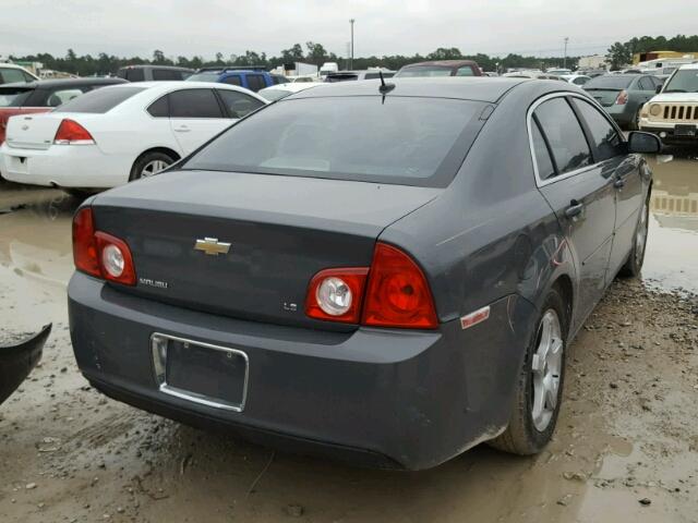 1G1ZG57B09F117247 - 2009 CHEVROLET MALIBU LS GRAY photo 4