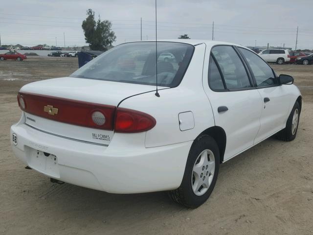 1G1JC52F147342024 - 2004 CHEVROLET CAVALIER WHITE photo 4