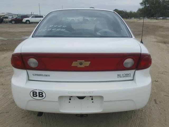 1G1JC52F147342024 - 2004 CHEVROLET CAVALIER WHITE photo 9