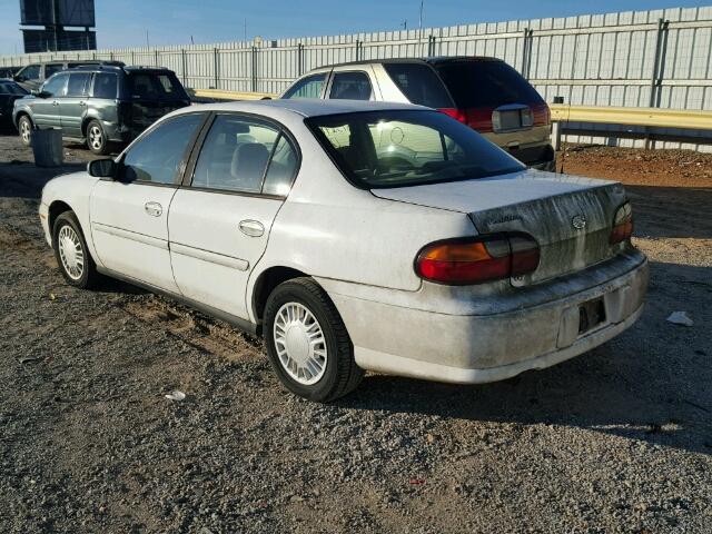 1G1ND52J516152635 - 2001 CHEVROLET MALIBU WHITE photo 3