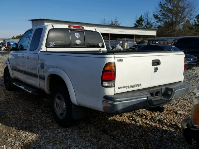 5TBRN34121S205985 - 2001 TOYOTA TUNDRA ACC WHITE photo 3