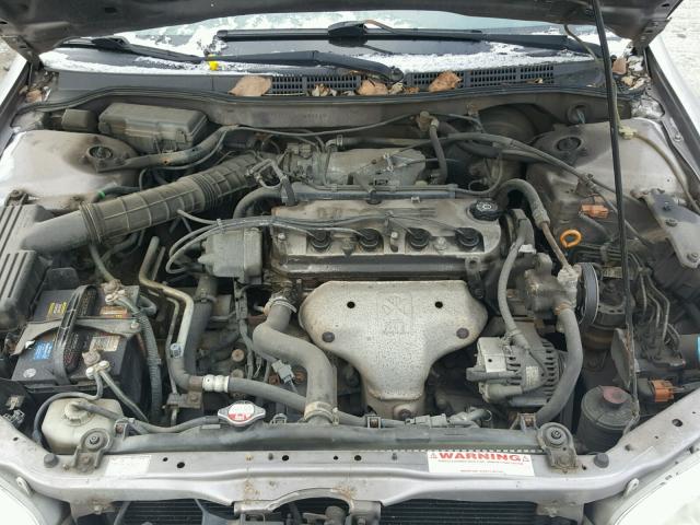 1HGCG5650YA011113 - 2000 HONDA ACCORD EX SILVER photo 7