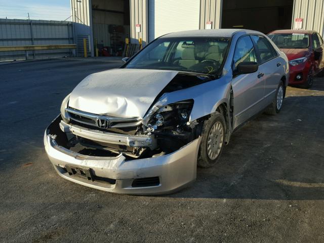 1HGCM56137A065364 - 2007 HONDA ACCORD VAL SILVER photo 2