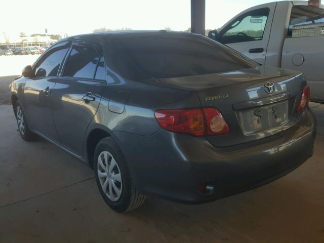 2T1BU4EE1AC533474 - 2010 TOYOTA COROLLA GRAY photo 3