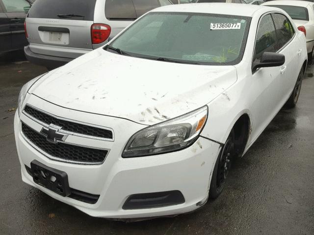 1G11A5SA8DF226285 - 2013 CHEVROLET MALIBU LS WHITE photo 2