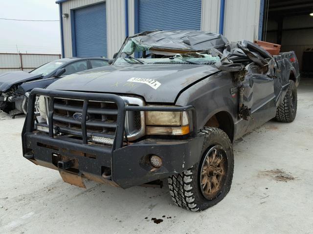 1FTNW21P94EB50208 - 2004 FORD F250 SUPER GRAY photo 2