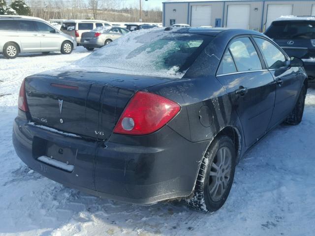 1G2ZG528554114132 - 2005 PONTIAC G6 BLACK photo 4