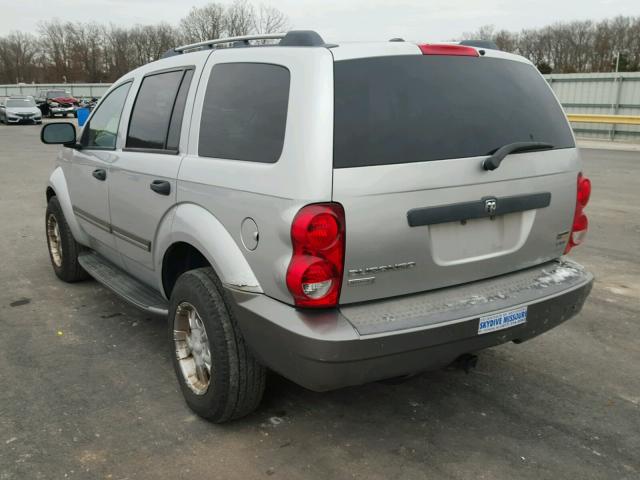 1D8HB48P57F547926 - 2007 DODGE DURANGO SL GRAY photo 3