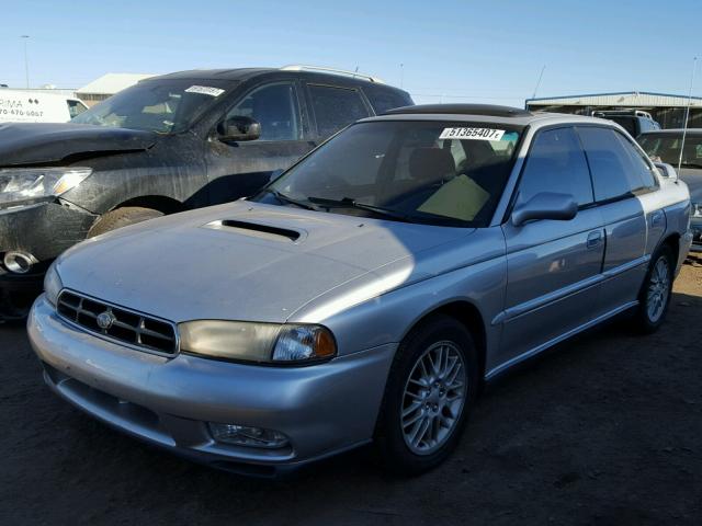 4S3BD6752X6257170 - 1999 SUBARU LEGACY GT SILVER photo 2