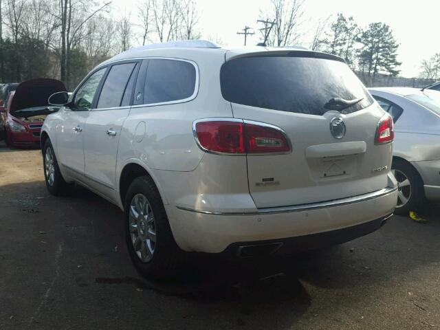 5GAKRBKDXFJ163804 - 2015 BUICK ENCLAVE WHITE photo 3