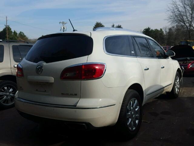 5GAKRBKDXFJ163804 - 2015 BUICK ENCLAVE WHITE photo 4