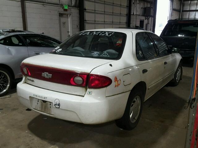 1G1JC52F647121874 - 2004 CHEVROLET CAVALIER WHITE photo 4