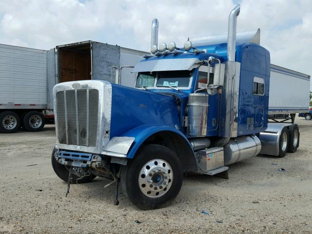 1XPXD49X4AD104946 - 2010 PETERBILT 389 BLUE photo 2