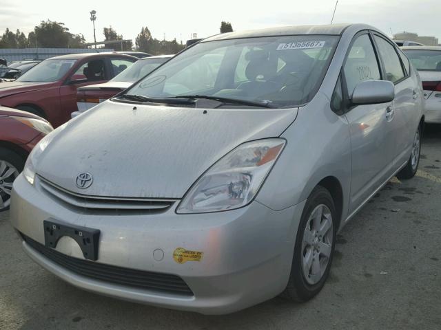 JTDKB20U940089302 - 2004 TOYOTA PRIUS SILVER photo 2