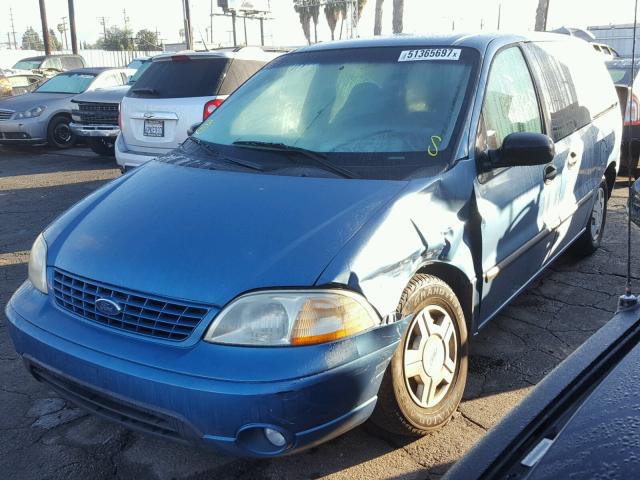 2FMZA504X3BA38306 - 2003 FORD WINDSTAR W BLUE photo 2