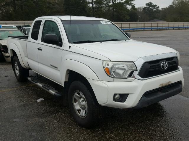 5TFTU4GNXCX016342 - 2012 TOYOTA TACOMA PRE WHITE photo 1