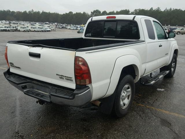 5TFTU4GNXCX016342 - 2012 TOYOTA TACOMA PRE WHITE photo 4