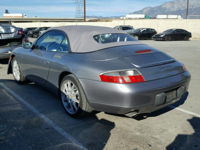 WP0CA29941S652861 - 2001 PORSCHE 911 CARRER GRAY photo 3