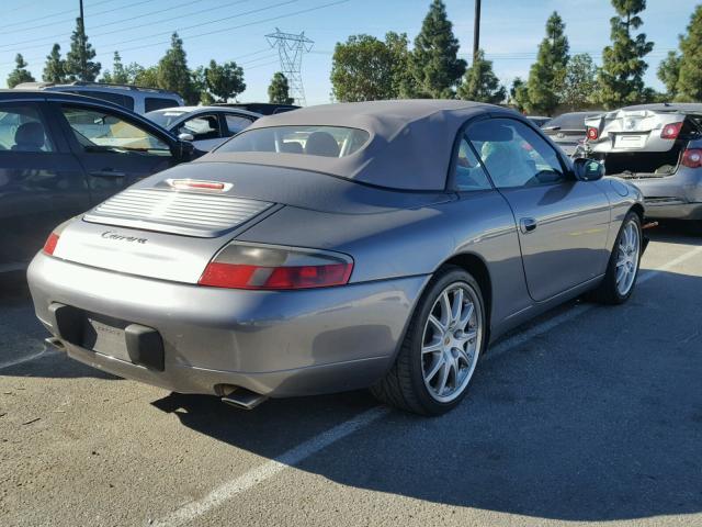 WP0CA29941S652861 - 2001 PORSCHE 911 CARRER GRAY photo 4