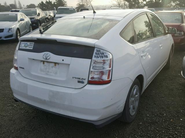 JTDKB20U097849938 - 2009 TOYOTA PRIUS WHITE photo 4