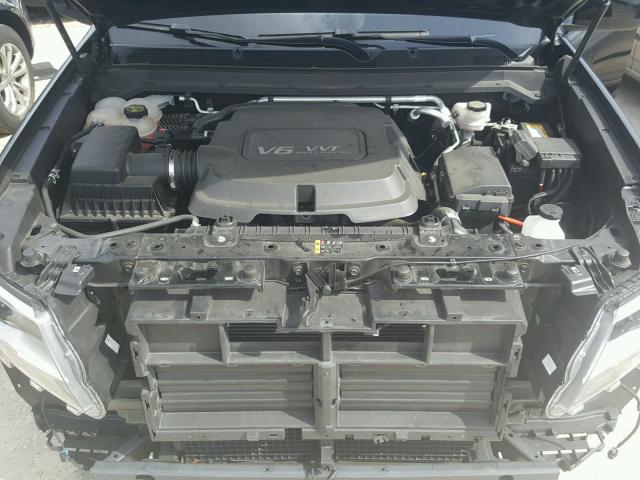 1GCGSCE37G1344670 - 2016 CHEVROLET COLORADO L BLACK photo 7