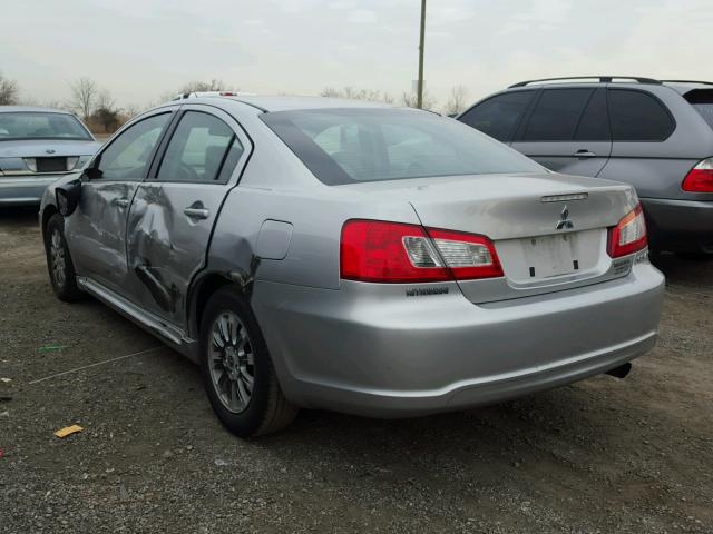 4A32B2FF9AE003944 - 2010 MITSUBISHI GALANT FE SILVER photo 3