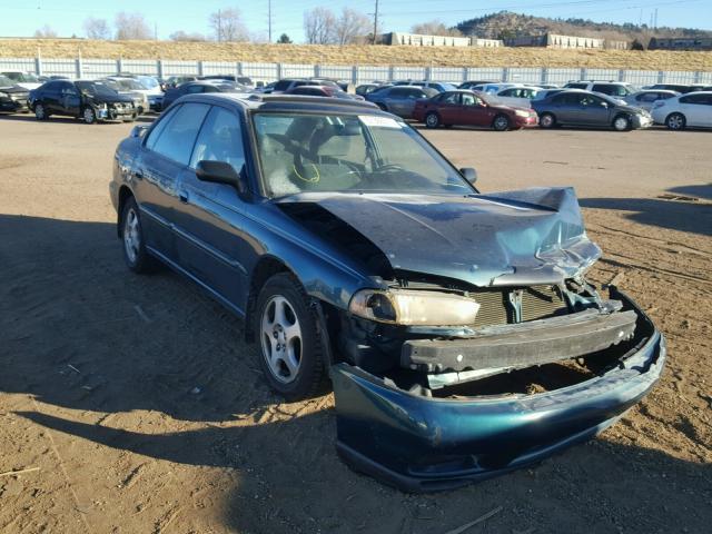 4S3BD435XX7262380 - 1999 SUBARU LEGACY L GREEN photo 1