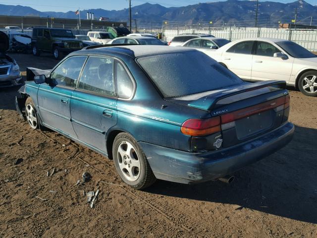 4S3BD435XX7262380 - 1999 SUBARU LEGACY L GREEN photo 3