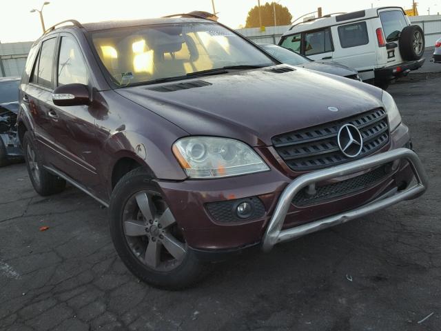 4JGBB86E16A068844 - 2006 MERCEDES-BENZ ML 350 BURGUNDY photo 1