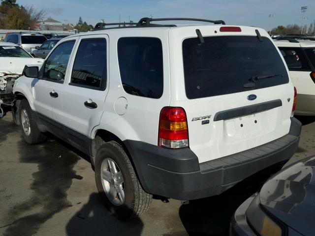 1FMYU93136KC23884 - 2006 FORD ESCAPE XLT WHITE photo 3