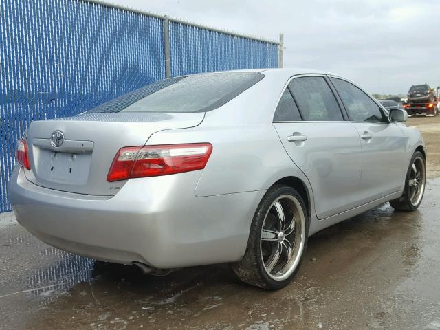 4T1BE46K78U196674 - 2008 TOYOTA CAMRY CE SILVER photo 4