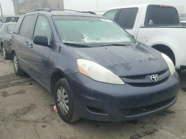 5TDZA23C96S468305 - 2006 TOYOTA SIENNA CE BLUE photo 1