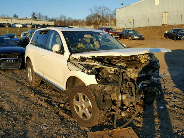 WVGBC77L54D054154 - 2004 VOLKSWAGEN TOUAREG 3. WHITE photo 1