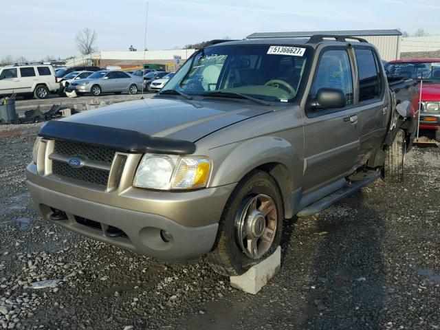 1FMZU77E13UB80216 - 2003 FORD EXPLORER S GOLD photo 2