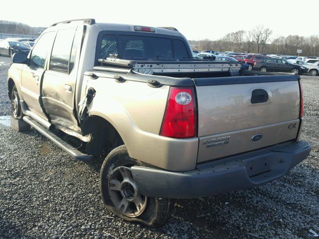 1FMZU77E13UB80216 - 2003 FORD EXPLORER S GOLD photo 3