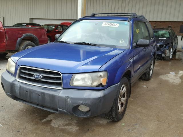 JF1SG63673H718969 - 2003 SUBARU FORESTER 2 BLUE photo 2