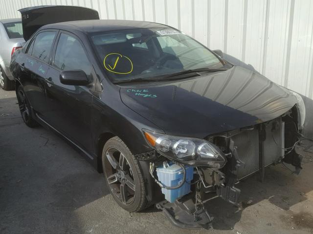 5YFBU4EE7DP101461 - 2013 TOYOTA COROLLA BA BLACK photo 1