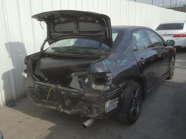 5YFBU4EE7DP101461 - 2013 TOYOTA COROLLA BA BLACK photo 4