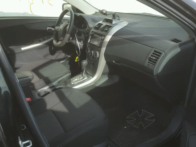 5YFBU4EE7DP101461 - 2013 TOYOTA COROLLA BA BLACK photo 5