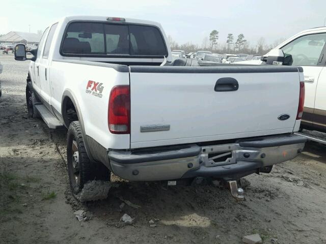 1FTSW31P26ED61083 - 2006 FORD F350 SRW S WHITE photo 3