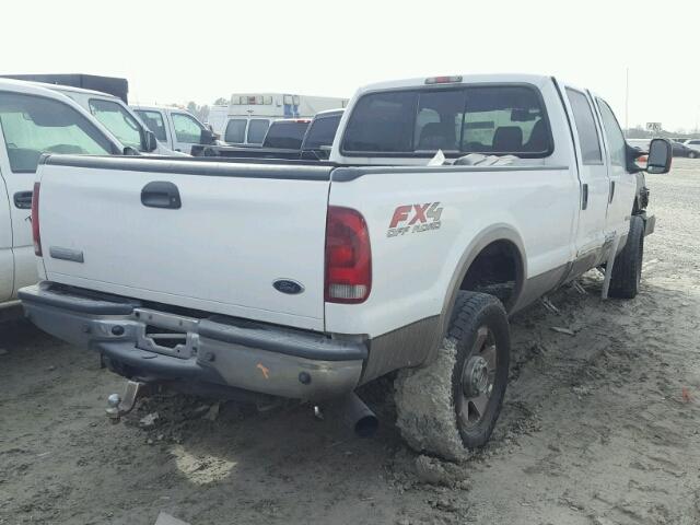 1FTSW31P26ED61083 - 2006 FORD F350 SRW S WHITE photo 4