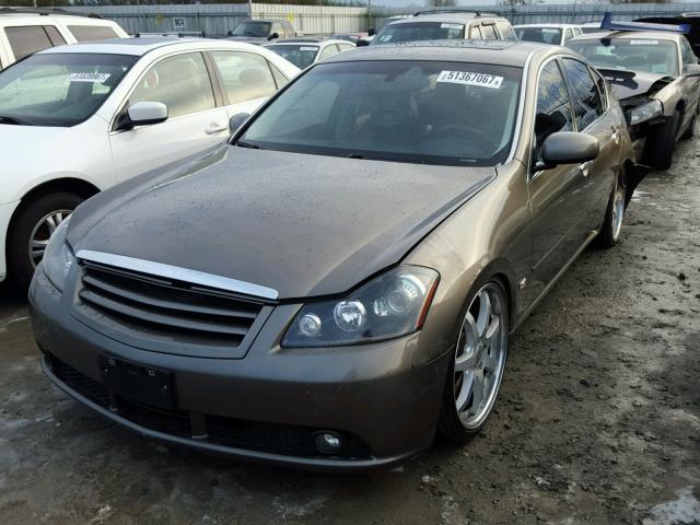 JNKBY01E17M401912 - 2007 INFINITI M45 BASE BROWN photo 2