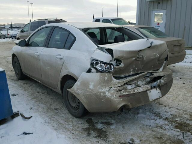 JM1BL1V76D1829490 - 2013 MAZDA 3 I WHITE photo 3