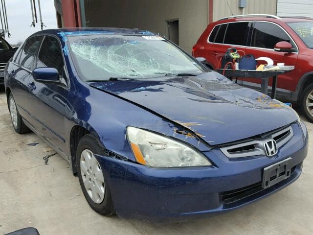 1HGCM56394A096065 - 2004 HONDA ACCORD LX BLUE photo 1