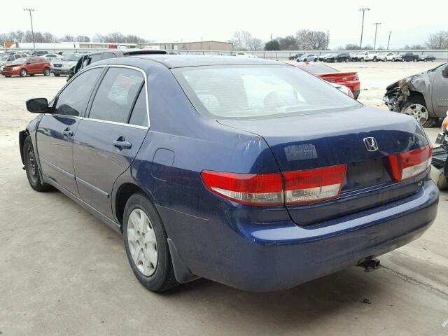 1HGCM56394A096065 - 2004 HONDA ACCORD LX BLUE photo 3