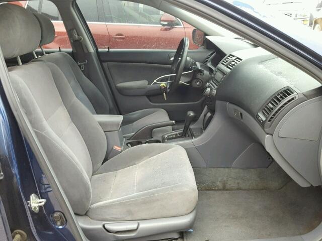 1HGCM56394A096065 - 2004 HONDA ACCORD LX BLUE photo 5